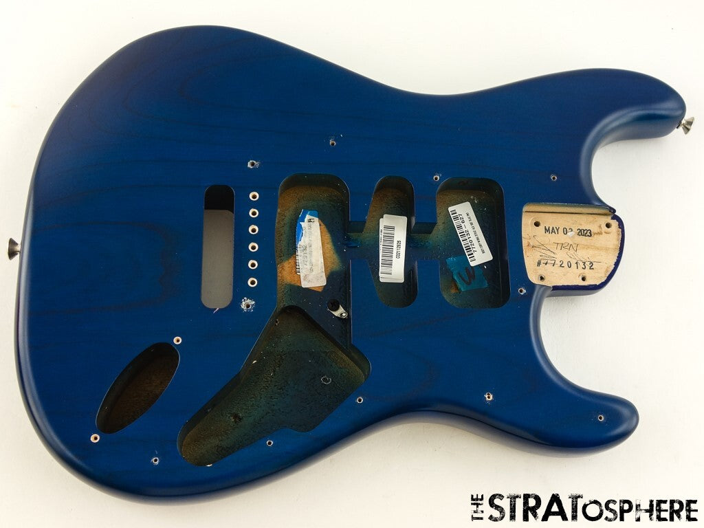 USA Fender Cory Wong Stratocaster Strat, BODY Lacquer Sapphire Blue Transparent