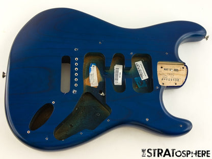 USA Fender Cory Wong Stratocaster Strat, BODY Lacquer Sapphire Blue Transparent