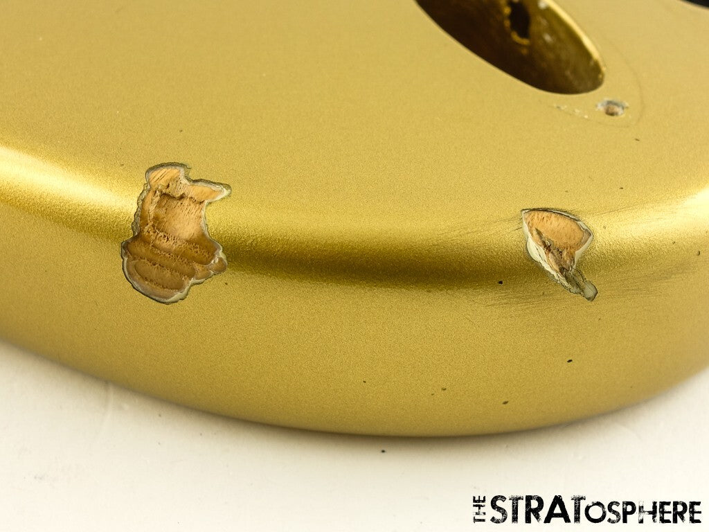 Fender Custom Shop 54 Strat BODY Relic Stratocaster Aztec Gold Guitar Parts