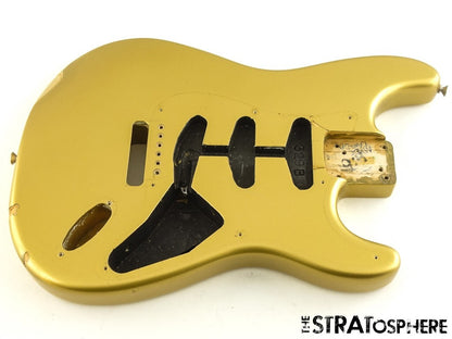 Fender Custom Shop 54 Strat BODY Relic Stratocaster Aztec Gold Guitar Parts