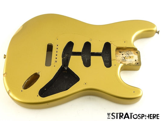 Fender Custom Shop 54 Strat BODY Relic Stratocaster Aztec Gold Guitar Parts