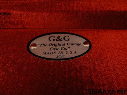 Fender Strat Custom Shop Vintage 63 G&G Tolex HARDSHELL CASE from 1963 Tele.