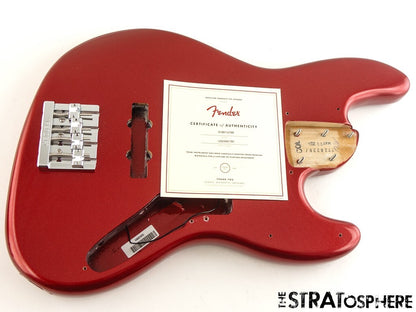 Fender American Ultra II Jazz Bass BODY + HARDWARE USA Guitar Sinister Red