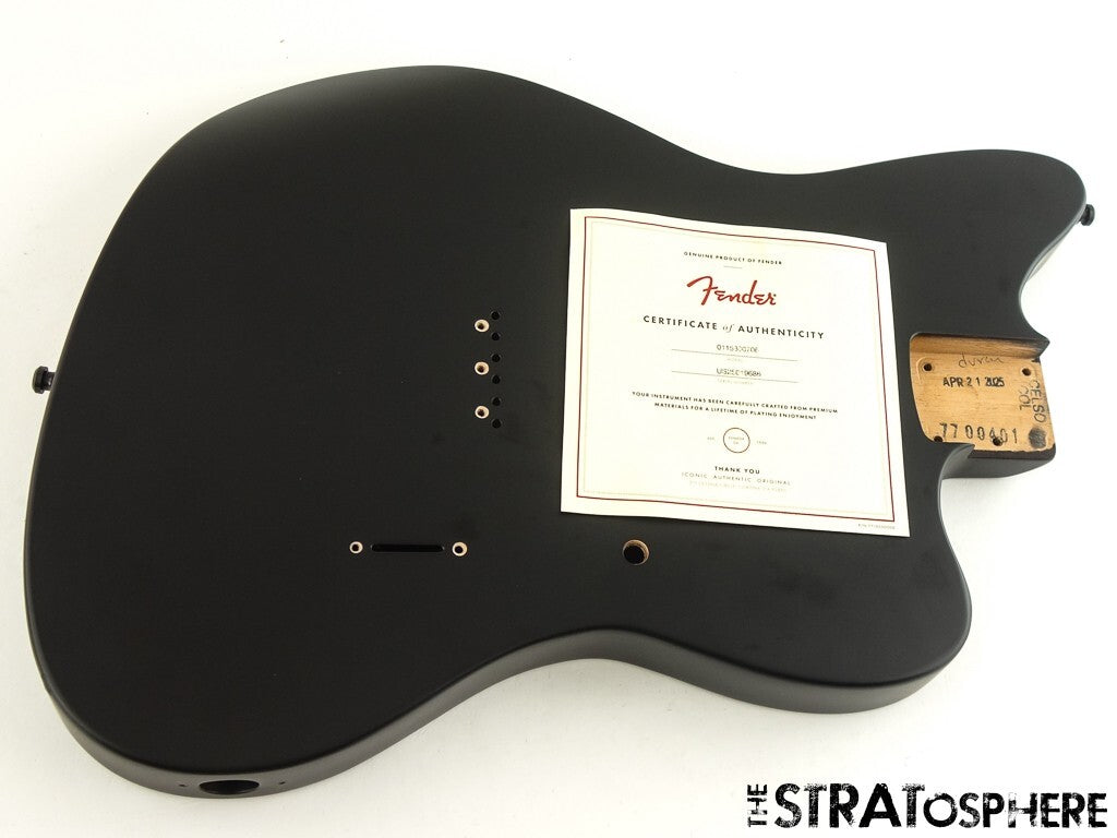 USA Fender JIM ROOT Jazzmaster Mahogany HH BODY American Flat Black $30 OFF