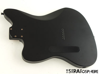 USA Fender JIM ROOT Jazzmaster Mahogany HH BODY American Flat Black $30 OFF