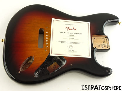 USA Fender SRV Stevie Ray Vaughan Stratocaster BODY, Sunburst 3ts