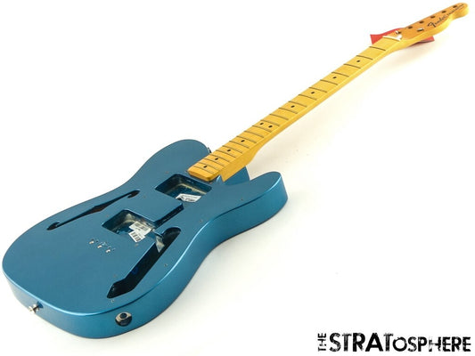 Fender AV II 1972 Tele Thinline BODY NECK Telecaster Semi-Hollow LPB Placid Blue