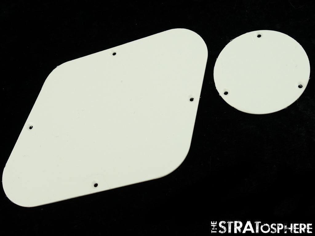 *NEW Parchment REAR CONTROL PLATES for Gibson USA Les Paul Standard Guitar 1 Ply