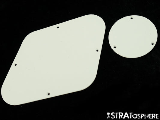 *NEW Parchment REAR CONTROL PLATES for Gibson USA Les Paul Standard Guitar 1 Ply