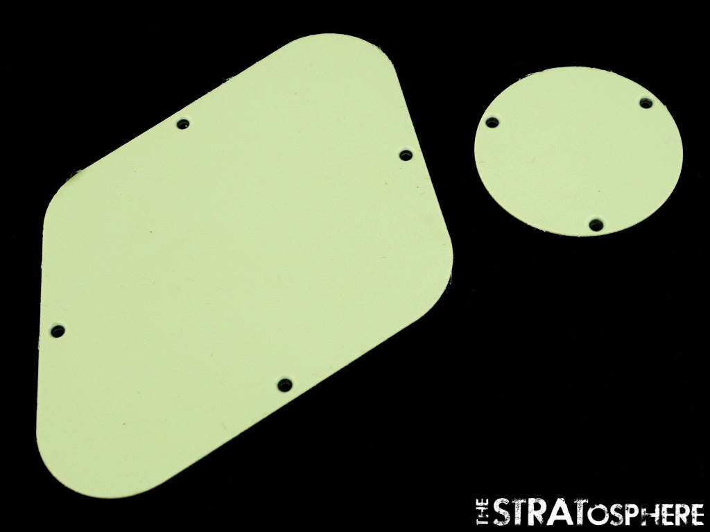 * NEW Mint Green REAR CONTROL PLATES for Gibson USA Les Paul Standard 3 Ply