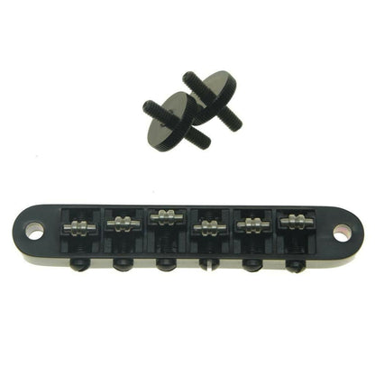 *NEW Roller Saddle BRIDGE M4 Threaded Post for Gibson TuneOMatic Les Paul Black