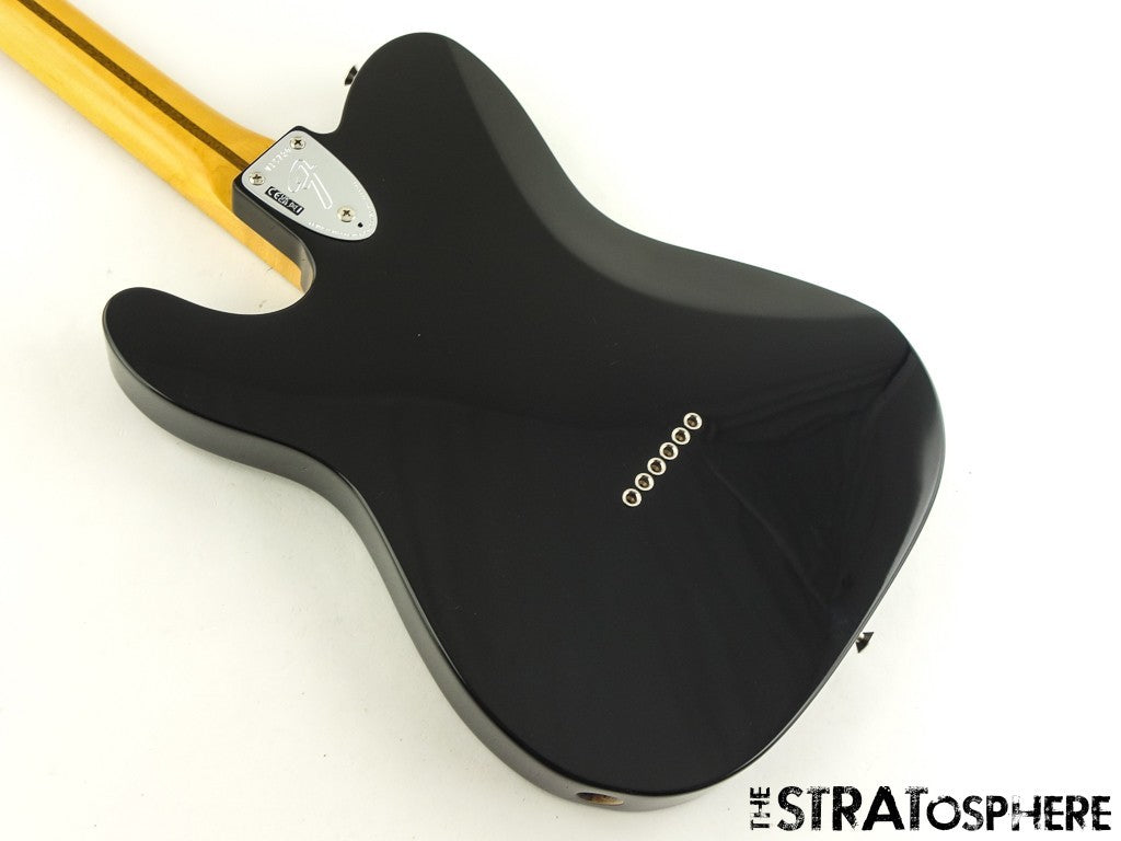 Fender AV II 1975 Tele Deluxe BODY + NECK, Telecaster Alder Maple Black