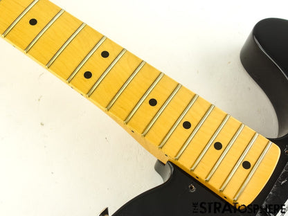 Fender AV II 1975 Tele Deluxe BODY + NECK, Telecaster Alder Maple Black