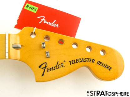 Fender AV II 1975 Tele Deluxe BODY + NECK, Telecaster Alder Maple Black