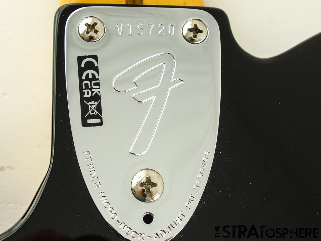 Fender AV II 1975 Tele Deluxe BODY + NECK, Telecaster Alder Maple Black