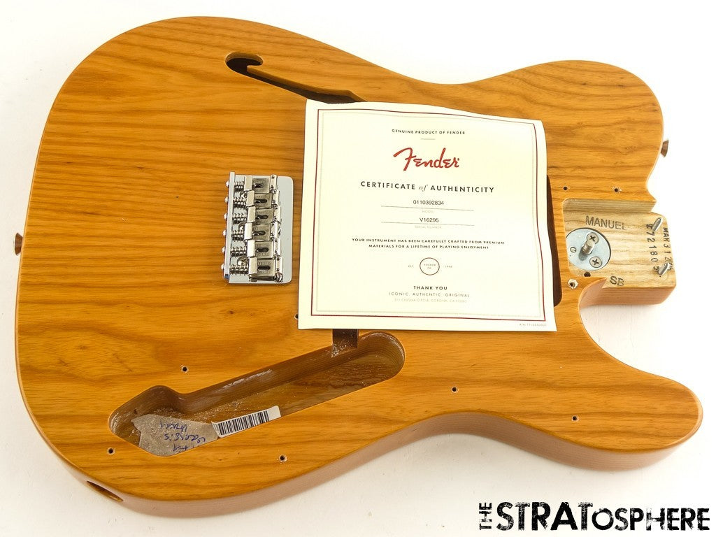 Fender AV II American Vintage 1972 Tele Thinline Semi-Hollow BODY & HARDWARE NAT