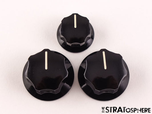 Fender American Performer Mustang Bass 3 GUITAR KNOBS Control Volume Tone.
