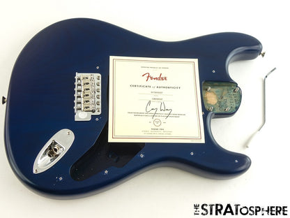 Fender Cory Wong Stratocaster Strat BODY & HARDWARE, USA Lacquer Sapphire Blue