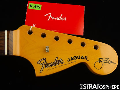 Fender American Johnny Marr Jaguar BODY & NECK Nitro Rosewood Olympic White