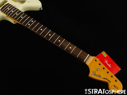 Fender American Johnny Marr Jaguar BODY & NECK Nitro Rosewood Olympic White