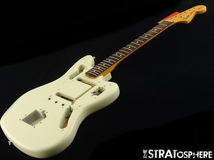 Fender American Johnny Marr Jaguar BODY & NECK Nitro Rosewood Olympic White