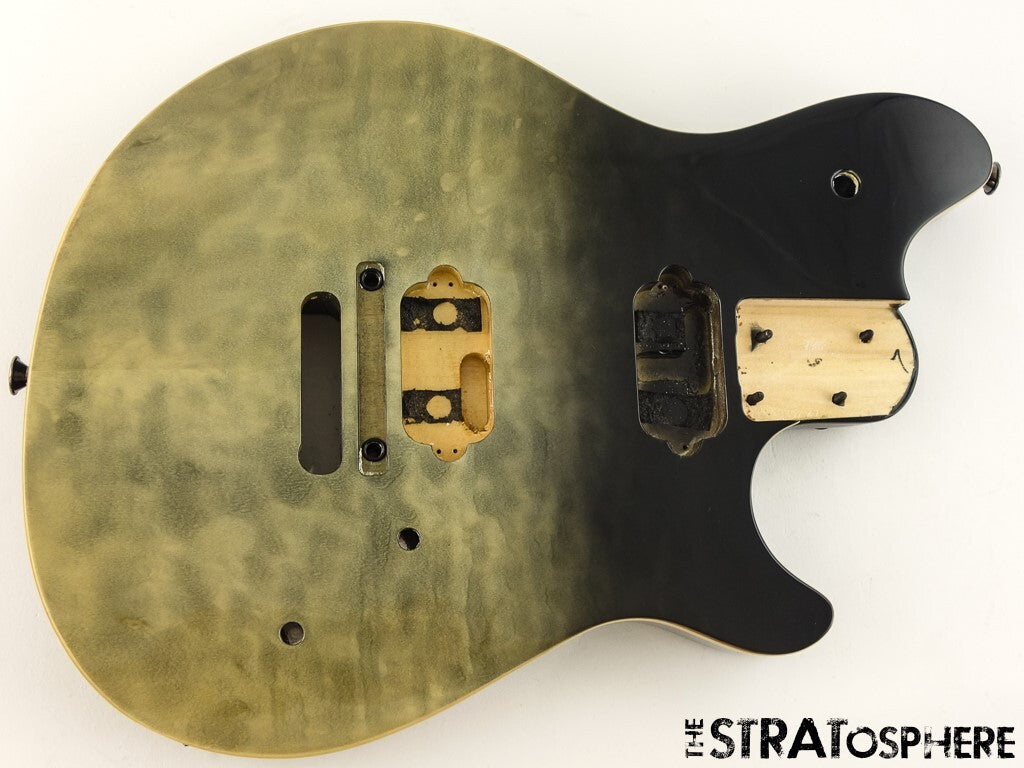EVH Eddie Van Halen Wolfgang Standard BODY Floyd Rose Route Black Fade QM Quilt