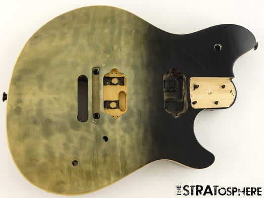 EVH Eddie Van Halen Wolfgang Standard BODY Floyd Rose Route Black Fade QM Quilt