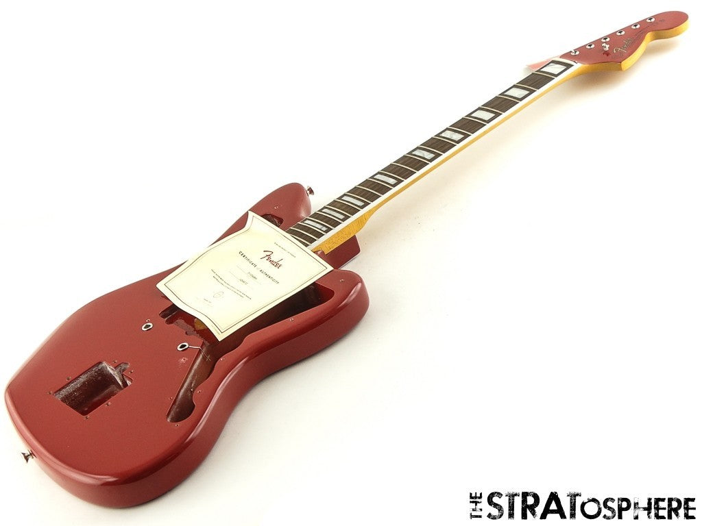 Fender AV II 1966 Jazzmaster BODY + NECK, Alder Dakota Red