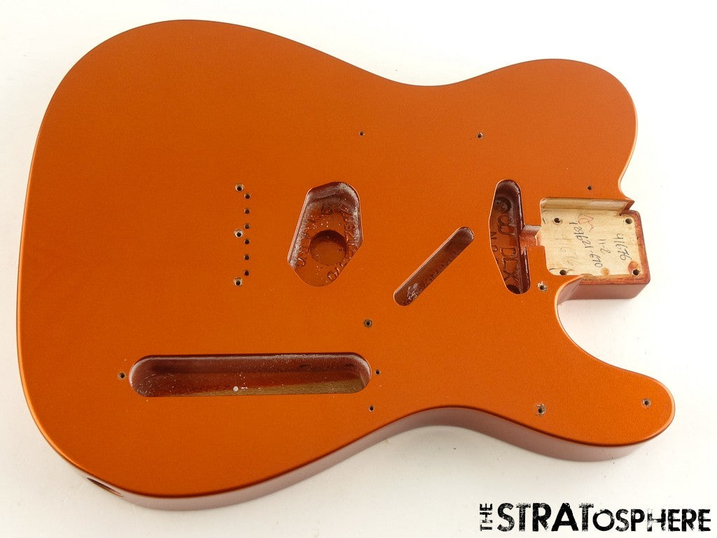 Fender Custom Shop W25 Custom Deluxe Tele Telecaster BODY Fire Mist Orange