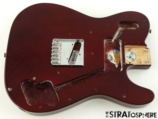 Fender AV II American Vintage Tele 1977 Custom BODY + HARDWARE 77 Wine