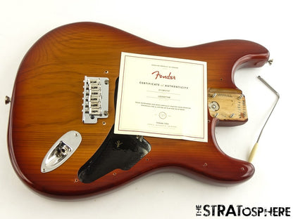 Fender American Professional II Stratocaster BODY w/ HARDWARE Strat Siennaburst