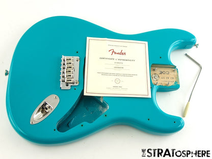 Fender American * Professional II Strat BODY w/ HARDWARE Alder MBL Miami Blue