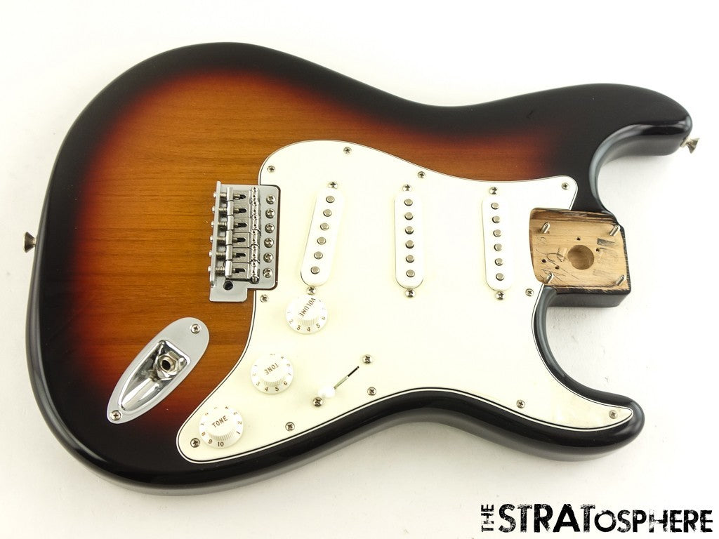 USED Fender Standard Stratocaster Strat LOADED BODY, 3TS