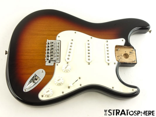 USED Fender Standard Stratocaster Strat LOADED BODY, 3TS