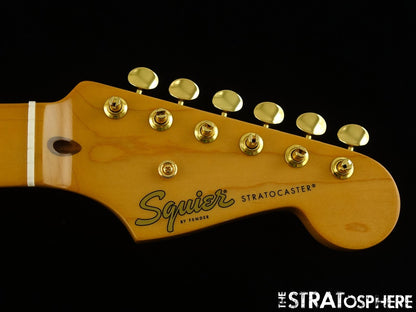 Fender FSR Squier Classic Vibe 50s Stratocaster Strat, NECK + GOLD TUNERS Maple