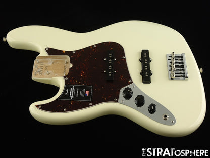 LEFTY Fender American Professional II Jazz Bass LOADED BODY, J USA Olympic White