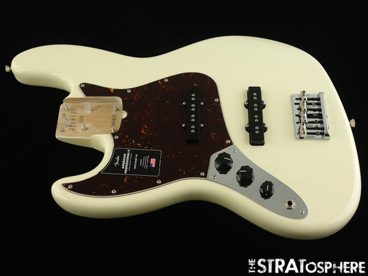 LEFTY Fender American Professional II Jazz Bass LOADED BODY, J USA Olympic White