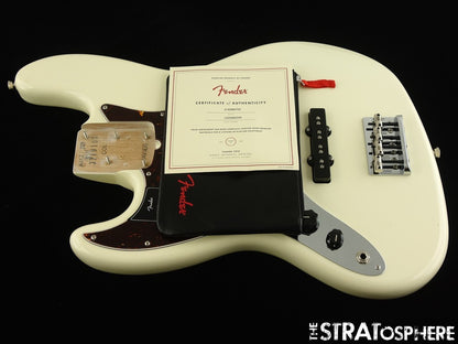 LEFTY Fender American Professional II Jazz Bass LOADED BODY, J USA Olympic White