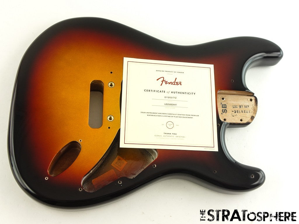 Fender American Ultra II Stratocaster Strat BODY, USA Guitar Alder Ultraburst