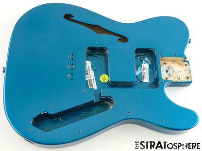 Fender AV II American Vintage 1972 Tele Thinline, Semi-Hollow Ash BODY, LPB Blue