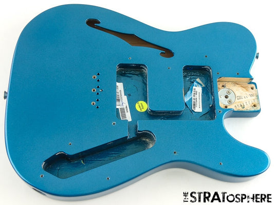 Fender AV II American Vintage 1972 Tele Thinline, Semi-Hollow Ash BODY, LPB Blue
