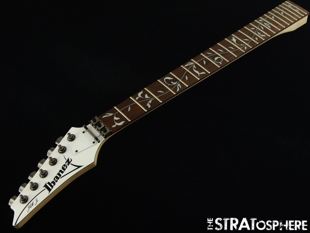 LEFTY Ibanez JEMJR Steve Vai Wizard III NECK & TUNERS 15.75'' Jumbo Locking Nut