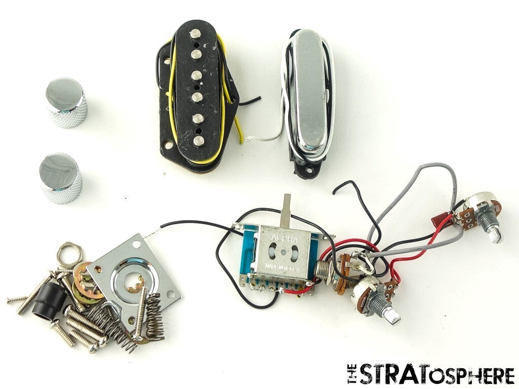 Fender Squier Affinity Series Tele PICKUPS POTS KNOBS, Telecaster!
