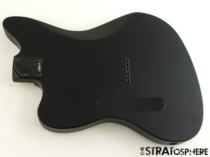 USA Fender JIM ROOT Jazzmaster Mahogany HH BODY + HARDWARE, American Flat Black