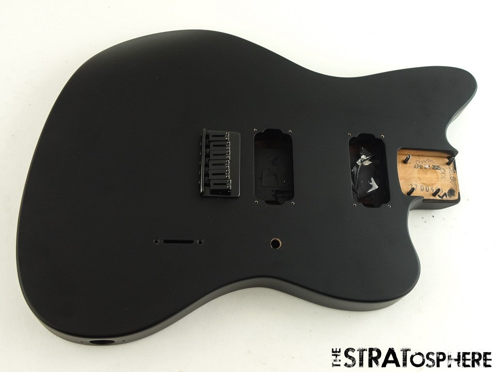 USA Fender JIM ROOT Jazzmaster Mahogany HH BODY + HARDWARE, American Flat Black