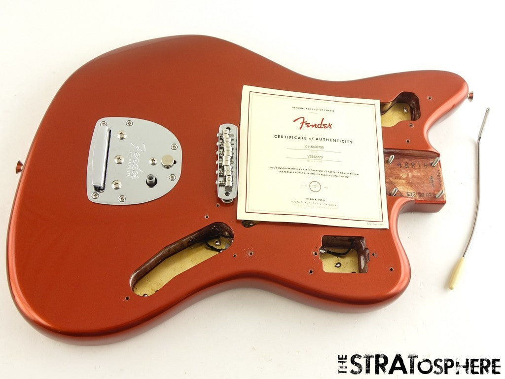 USA Fender Johnny Marr Jaguar BODY & HARDWARE American Nitro Metallic KO