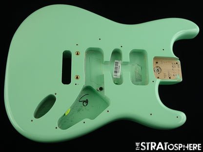 USA Fender JEFF BECK Stratocaster Strat BODY, Guitar Surf Green!