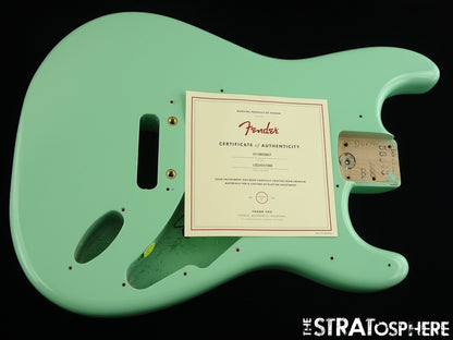 USA Fender JEFF BECK Stratocaster Strat BODY, Guitar Surf Green!