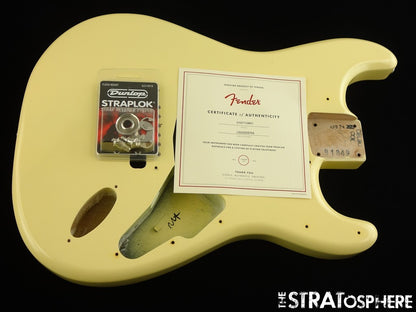 American Fender Stratocaster MALMSTEEN Strat BODY, Vintage White!
