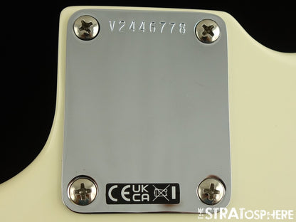 USA Fender Johnny Marr Jaguar BODY + HARDWARE, American Nitro Olympic White